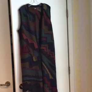 Peruvian Connection long sleeveless,exquisite vest